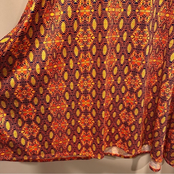 LulaRoe Maxi Long Skirt / Strapless Dress Extra Fancy w Added Glow/Texture 6-8 - Picture 8 of 16